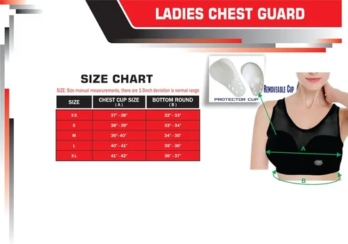 Vista 4 de Sujetador deportivo para mujer, protector de pecho, brasier deportivo para karate, taekwondo MMA boxeo