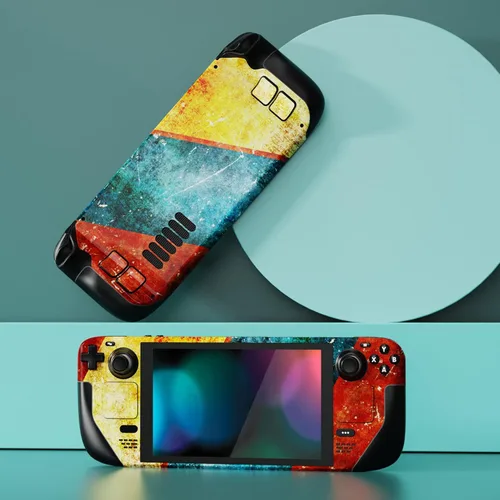 Vista 3 de PlayVital Juego Completo de Calcomanías Protectoras para Cubierta de Vapor LCD, Adhesivos Personalizados de Vinilo para Cubierta de Vapor OLED