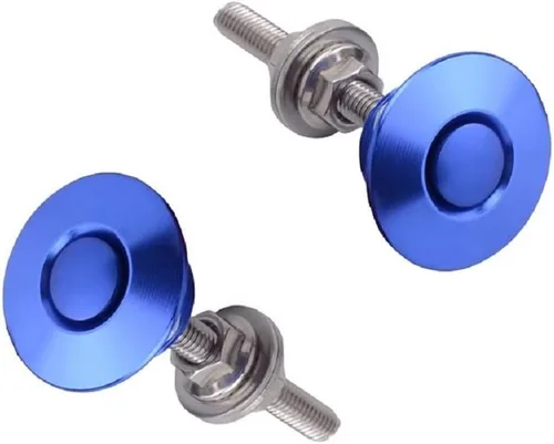 Vista 9 de Paquete de 2 clips de cierre rápido con botón de presión para cofre, kit de cierre universal de 1.25 pulgadas/32 mm de diámetro, aleación