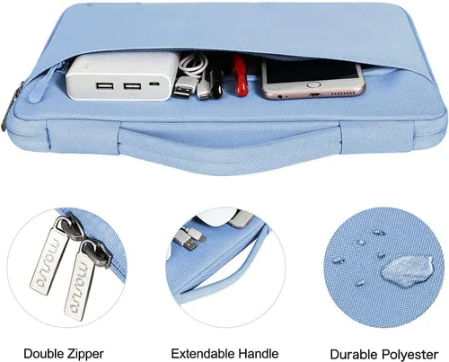 Vista 6 de MOSISO Compatible con MacBook Air de 15 pulgadas M5 2026 M4 2025 M3 M2 2024 2023 A3448 A3241 A3114 A2941, carcasa rígida protectora y funda