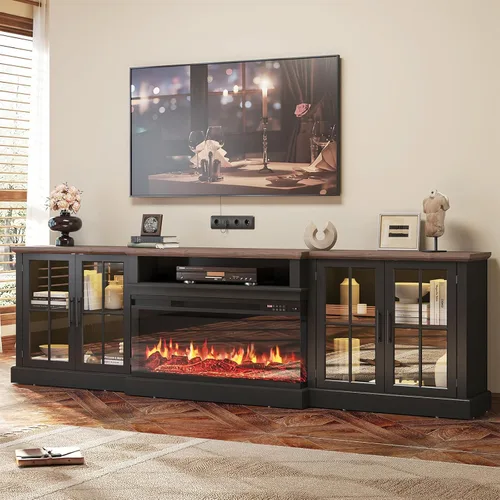 Vista 13 de Soporte de TV con chimenea de 36" 10.5+