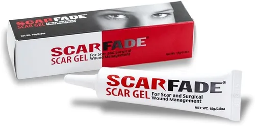 Gel de cicatriz de silicona para reparación de cicatrices, tratamiento de cicatrices, tubo de 0.53 oz