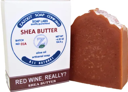 Red Wine Really Shea Butter Soap by ZaZoot Natural Soap Company