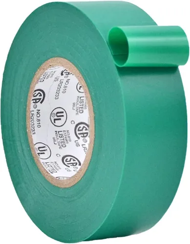 Vista 11 de WOD ETC766 - Cinta eléctrica negra de grado profesional para uso general, núcleo listado UL/CSA. Cinta adhesiva de goma de vinilo: 1 pulgada x 66