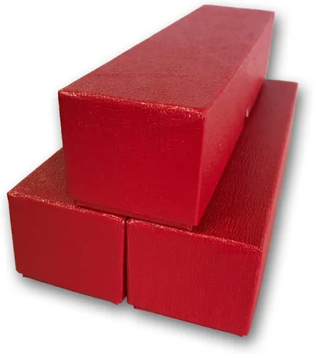 Vista 6 de Lote de 3 cajas de almacenamiento de una sola fila de 2 x 2 para monedas en plástico, vinilo, papel y cartón