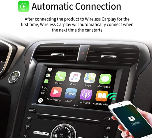 Vista 3 de SYNC 2 a SYNC 3 Kits de actualización para Edge, módulo de interfaz inalámbrico Carplay SYNC 3.4 de 8 pulgadas con pantalla táctil capacitiva APIM