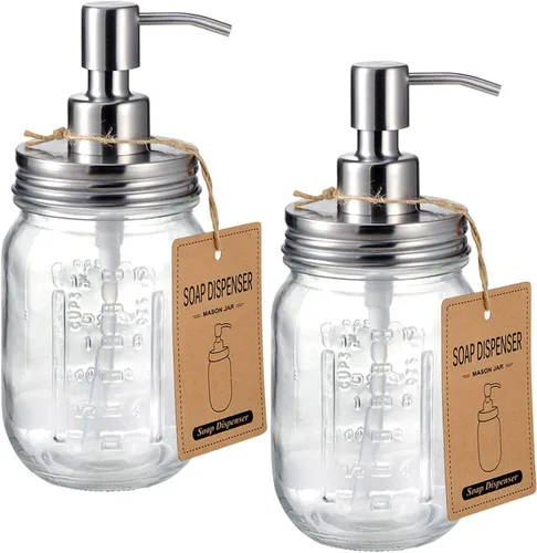 Vista 15 de Amolliar Dispensadores de jabón líquido Mason Jar