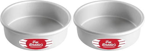 Vista 31 de Fat Daddio's Juego de moldes para pasteles redondos uniformes de aluminio anodizado de 4 niveles, profundidad de 2 pulgadas