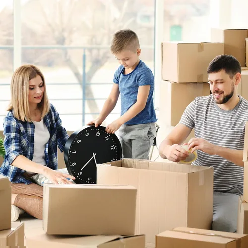 Vista 4 de Sure-Max Cinta de embalaje de cartón premium de 2.0 mil 330 pies (110 yardas), transparente, 2 cajas (72 rollos en total)