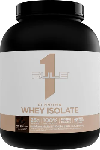 Vista 37 de Rule 1 R1 Proteína aislada de suero – con 0.88 oz de proteína y 0.21 oz de BCAA exclusivamente de fuentes aisladas e hidrolizadas