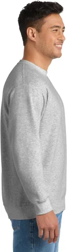 Vista 2 de Port & Company - Sudadera de forro polar con cuello redondo. PC90 Fresno