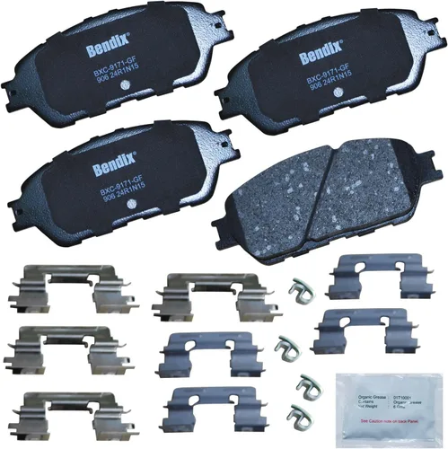 Vista 135 de Pastillas de freno delanteras semi-metálicas Bendix Priority1 CFM1774 para Ford Transit 2019-2017, Transit-150 2021-2015, Transit-250 2021-2015