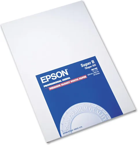 Vista 13 de Papel para fotografía Epson de calidad prémium, brillante, Blanco