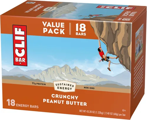 Vista 12 de Clif Bar - Barras energéticas, 160679, Mantequilla crujiente de cacahuete, 1