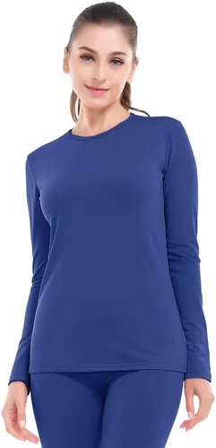 Vista 38 de MANCYFIT - Conjunto de ropa interior térmica para mujer, con forro polar, ultra suave Beige