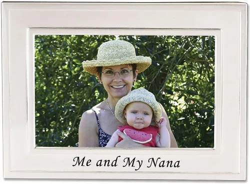 Vista 4 de Lawrence Frames Sentiments Collection - Marco de fotos para papá de metal cepillado de 4 x 6 pulgadas, color plateado