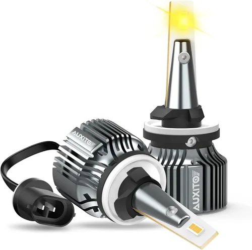 AUXITO Bombillas LED antiniebla 880/899/893, 3000 K, amarillo dorado, 18000 lm, kit de luces antiniebla ámbar 1000% más brillantes, repuesto OEM 1:1