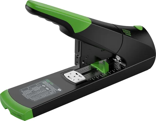 Vista 10 de Novus Engrapadora resistente B40, capacidad para 100 hojas, antiatascos, profundidad de grapado de 2.25 pulgadas con guía ajustable, derivación
