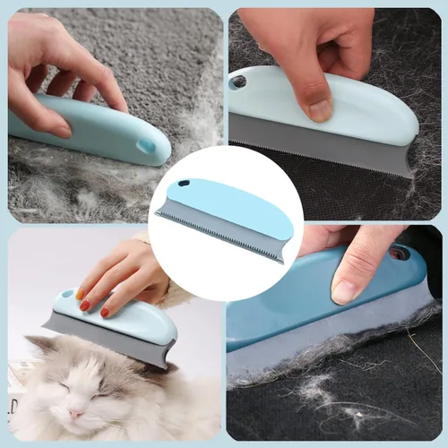 Vista 4 de Removedor de pelusas, rodillo de pelusas, limpiador de pelusas, afeitadora de tela, removedor de pelusas para sofá, reutilizable, rascador