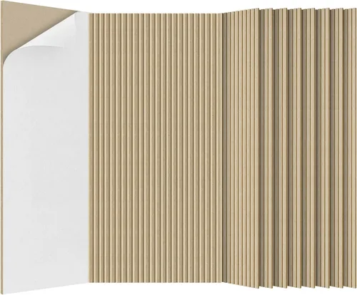 Vista 16 de Paquete de 5 paneles acústicos, paneles acústicos de pared de 47.2 x 23.6 x 0.4 pulgadas, grandes paneles insonorizados, paneles autoadhesivos a