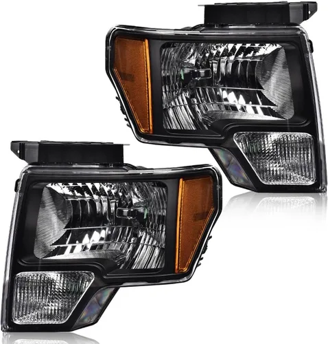 Vista 24 de CNNELL Faros compatibles con Dodge Ram 1500 2500 3500 1994-2002. Faros para conductor y pasajero con lente transparente y carcasa cromada. Reflector