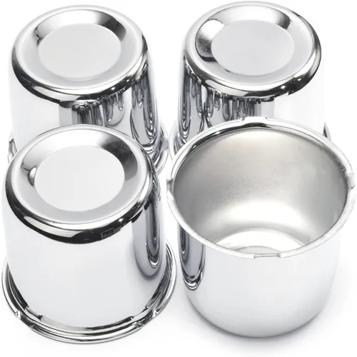 4 tapas centrales de rueda de 3.31 pulgadas, tapas centrales de rueda de remolque, orificio central, camión, remolque, RV, SUV, llantas cromadas,