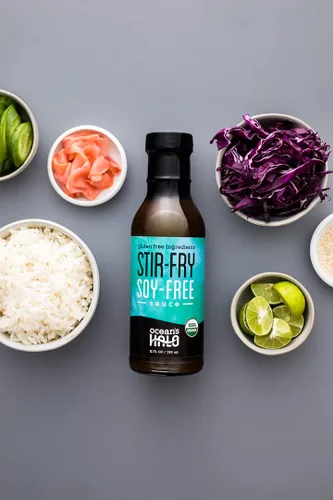 Vista 5 de OCEANS HALO - Salsa orgánica sin soja, 12 onzas líquidas