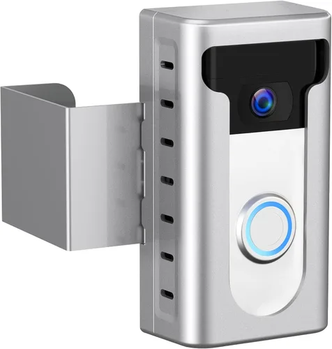 Vista 6 de KIMILAR Soporte para Timbre de Video Antirrobo Actualizado 2024, No Bloquea el Sensor de Movimiento del Timbre, Soporte de Montaje Ajustable Sin