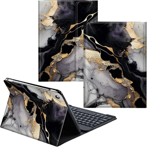 Vista 41 de Funda para Samsung Galaxy Tab S6 Lite 2022/2020 Teclado inalámbrico desmontable y cubierta de soporte de piel sintética Funda protectora