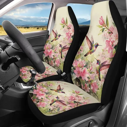 Vista 36 de Bulopur - Fundas abstractas de estilo bohemio con mandala para asientos de automóvil, juego de 2, fundas universales delgadas para asientos