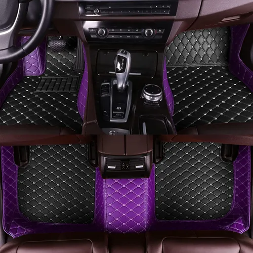 Vista 14 de Alfombra de piso de coche para A B C CLA CLS CLK GLE GLS GLA GLB GLC GLK GL ML G S SL CL SLC R SLK EQA EQB EQC EQS EQE Alfombras impermeables Negro