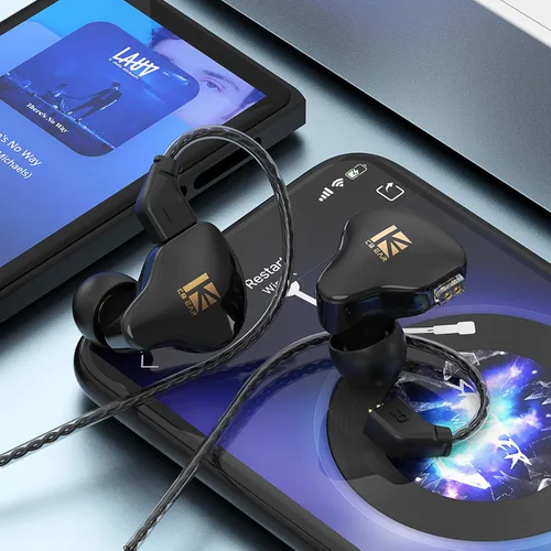 Vista 5 de YINYOO KBEAR KS1 Auriculares USB C con Sonido Cristalino, Auriculares Tipo C con Micrófono y Control de Volumen para iPhone 16/17