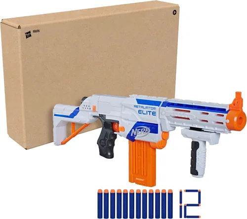 Vista 2 de Nerf, Pistola de juguete lanza dardos Retaliator de N-Strike Elite, Base, Multi