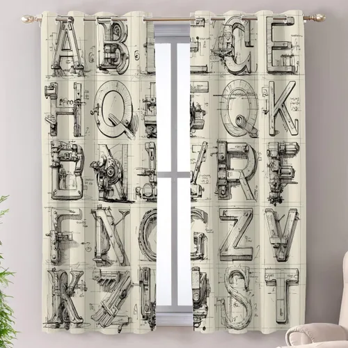 Vista 30 de Shrahala Blue Bright Tier Curtains for Kitchen Windows, Colorful Acrylic Paint Pour Abstract Design Cafe Curtain Multilayer Polyester Blackout Half