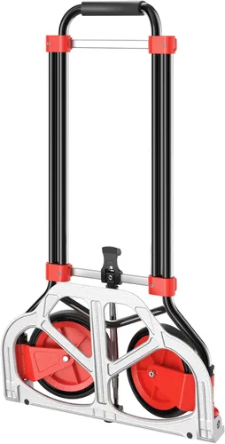 Vista 7 de ClosetMaid Carro plegable de mano con mango telescópico, capacidad de 150 libras, 20501, negro