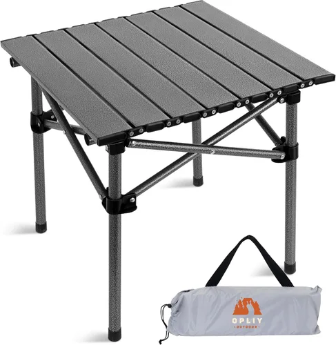 Mesa de camping plegable Opliy, mesa portátil para 1-2 personas - Mesa plegable ligera con bolsa de transporte para camping, senderismo, picnics,