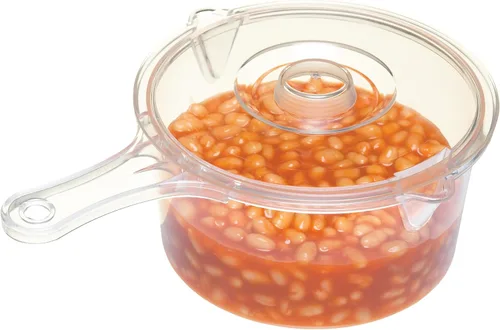 Vista 2 de Kitchen Craft 5028250154163 - Cacerola para microondas (30.4 fl oz), transparente