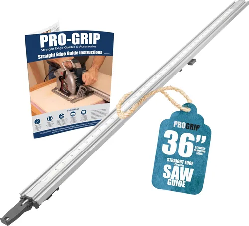 Vista 16 de Abrazadera de borde recto ProGrip ideal para cortar hojas grandes de madera contrachapada y ranuras Dado