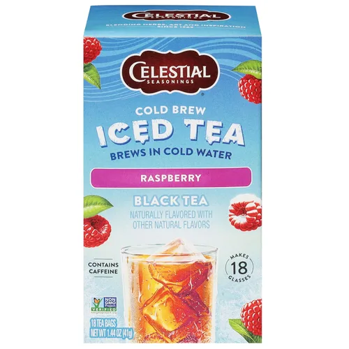 Vista 13 de Celestial Seasonings Cold Brew Citrus Sunrise Iced Tea 18 bolsitas de té