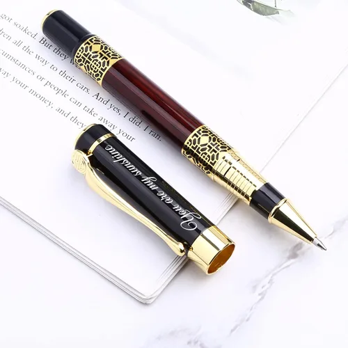 Vista 4 de Personalized pens & Gel pens with Text Company Names, Office Gift Pen Set, with Pen Box Gift Perfect for Students/Teacher/Manager/Lawyer/Professor