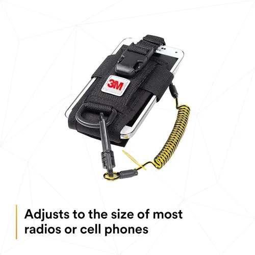 Vista 3 de Capital Safety 3M DBI-SALA - Protección contra caídas para herramientas, 1500089, combo de funda de radio Adj con bobina Clip2Loop y micro anillo