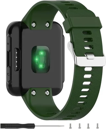 Vista 11 de Compatible con la correa Garmin Forerunner 35, bandas de repuesto de silicona Solf para reloj Garmin Forerunner 35