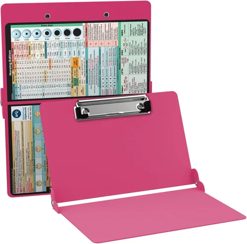 Vista 12 de WhiteCoat® Clipboard - Edición para Enfermería (Negro, Doble Pliegue)