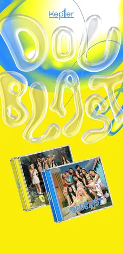Vista 2 de Dreamus KEP1ER - DOUBLAST (2nd Mini) Joyero ver CD (Blue+Lemon Blast ver 2 SET), 6.811 x 9.449 in, CMAC11749