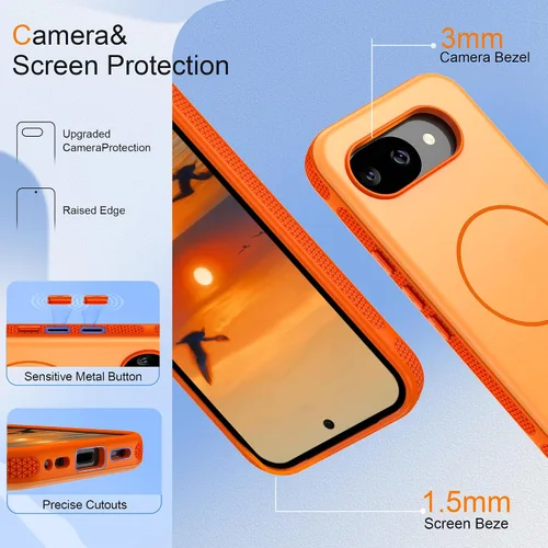 Vista 301 de Jshru Funda para Samsung Galaxy S26 Plus/Galaxy S25 Plus: para Galaxy S24 Plus [compatible con Magsafe] [2 protectores de pantalla HD] cubierta