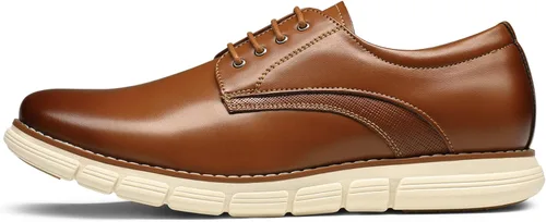 Vista 2 de Bruno Marc - Tenis de vestir para hombre, calzado formal estilo Oxford
