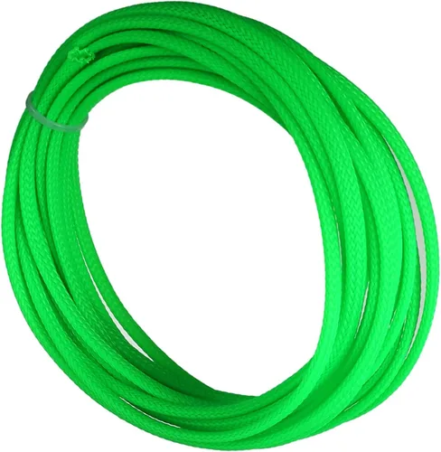 Vista 7 de Othmro Funda de cable trenzado flexible de PET de 16.4 pies de ancho de 0.16 pulgadas de ancho, funda de malla de alambre flexible para TV, audio