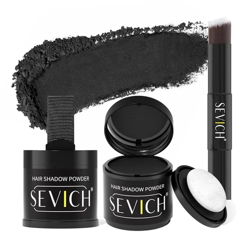 Vista 43 de Polvo para Línea de Cabello Sevich 2.0, Oculta Instantáneamente la Pérdida de Cabello, Polvo para Toque de Raíces, Sombra de Cabello para Mujeres