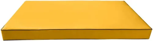 Vista 6 de * Solo funda*-Estilo 5 fundas de almohada para colchón de sofá cama para exteriores, ribete de tubería de contraste, tamaño individual - AD108