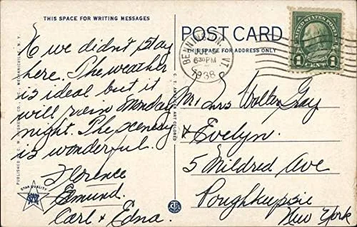 Vista 2 de Putnam House Bennington, Vermont VT Original Antique Postcard 1938